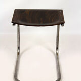 Bauhaus chrome Picollo stool by Mart Stam for Mücke-Melder, 1930s