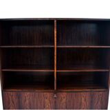 Rosewood shelf designed by Omann Jun, Denmark, 1960s. After renovation.
