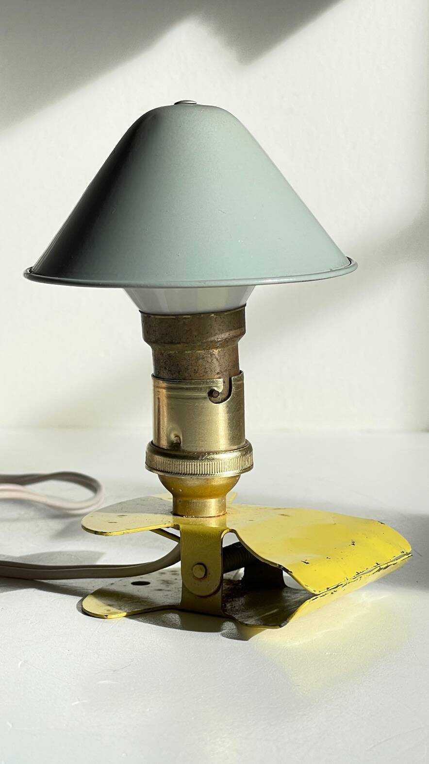 Vintage mushroom spotlight lamp