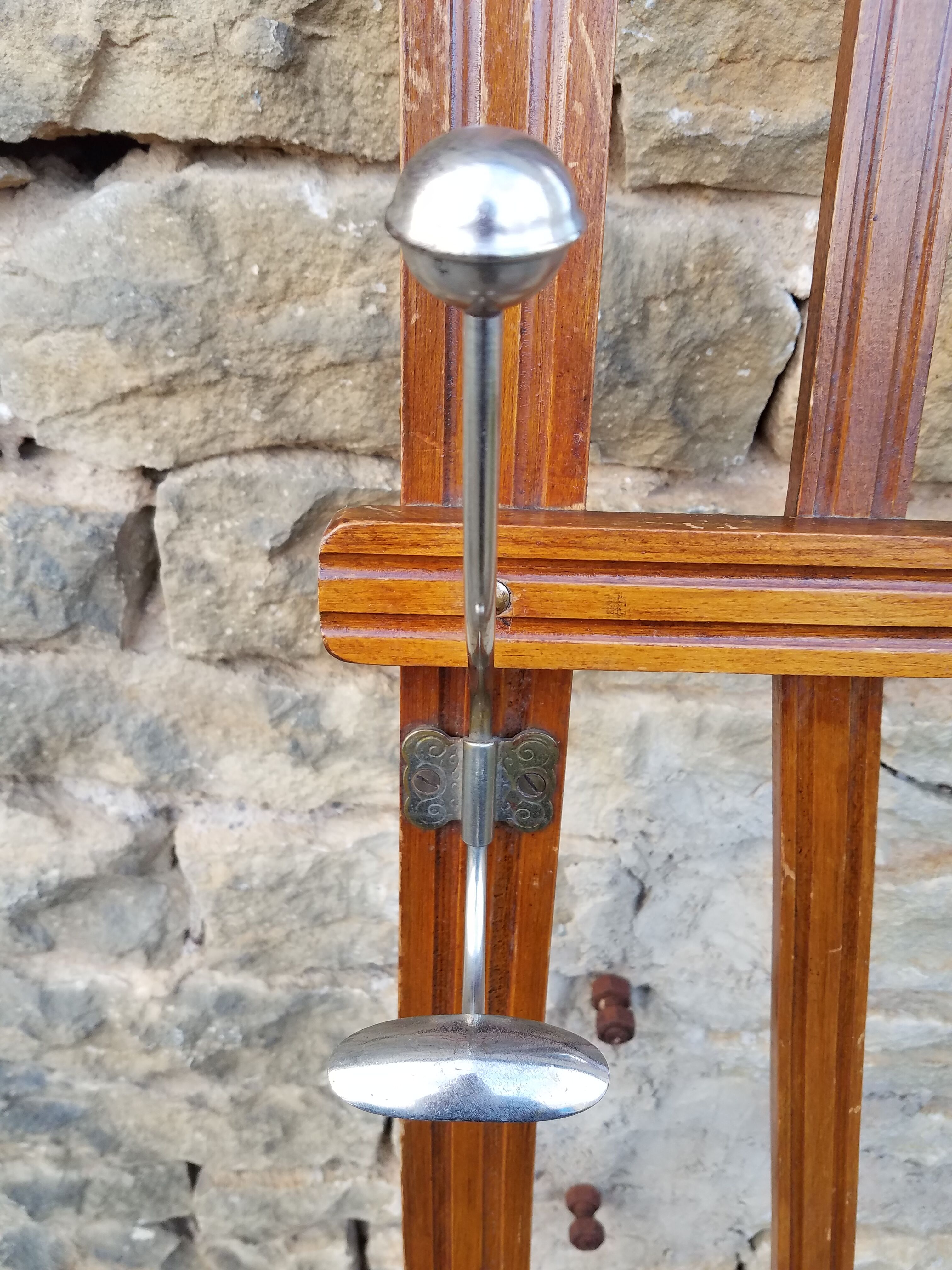 Coat rack, old oak cloakroom