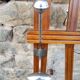 Coat rack, old oak cloakroom