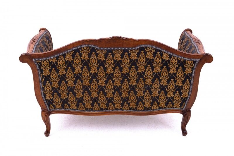 Small antique sofa from the late 19th century, France. After renovation.