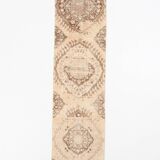 3x12 Brown & Beige Classic Persian Runner Rug, 90x379Cm