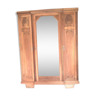 Antique wooden wardrobe