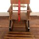 Wooden rocking horse circa 1950