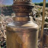 Vintage kerosene lamp copper wall light