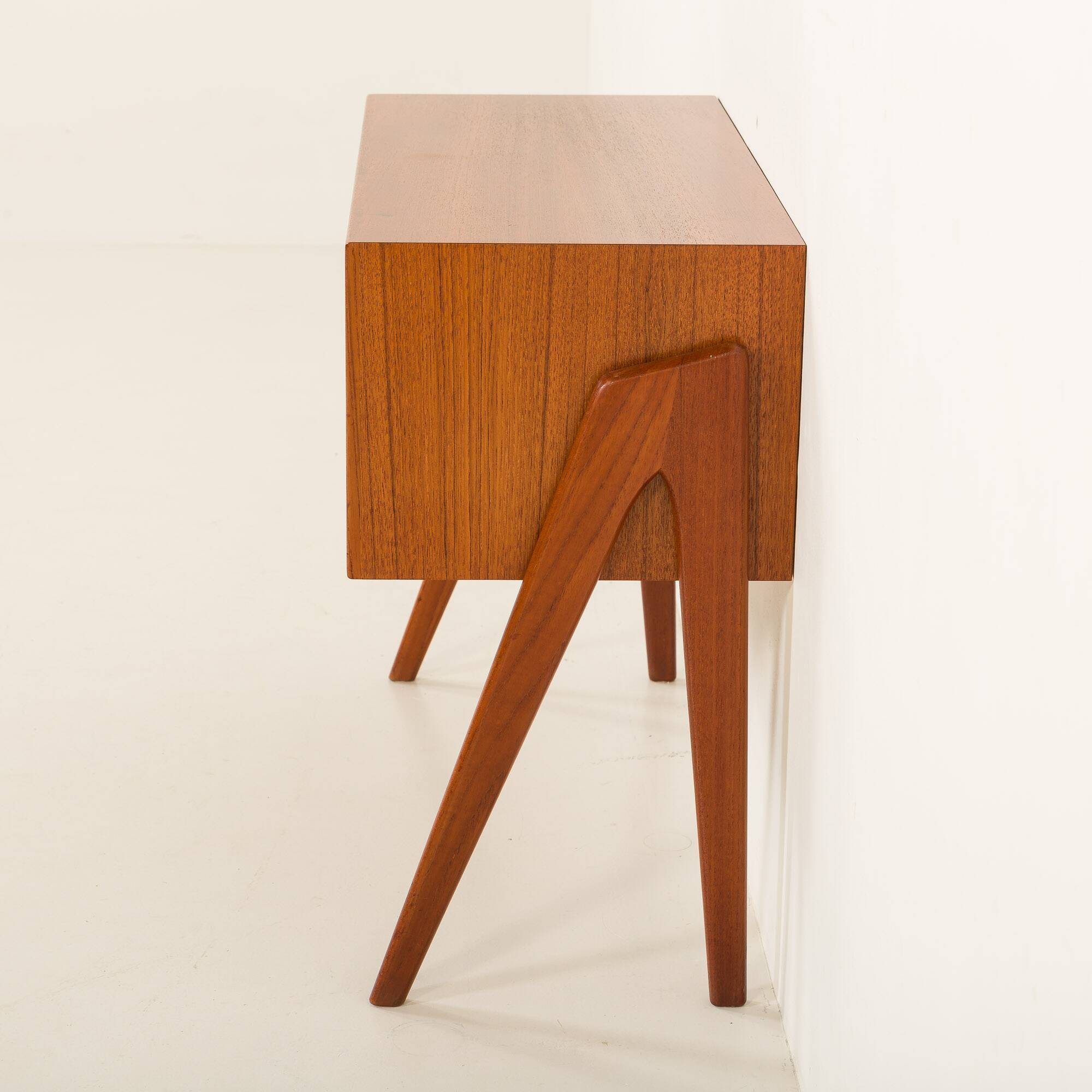 Danish petite teak dresser by Svenstrup Mobler, 1960s