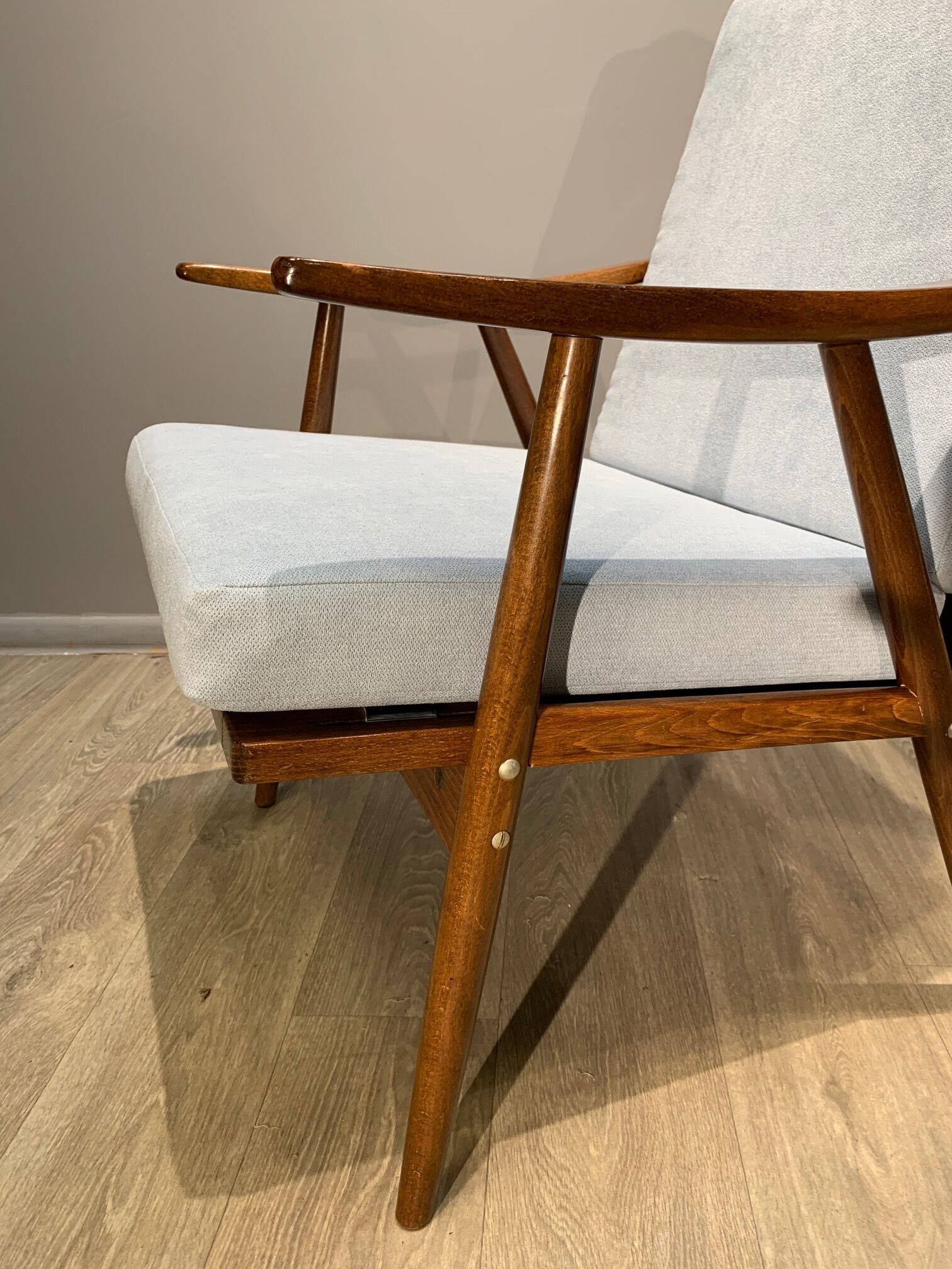 Pair of Thonet armchairs, Czechoslovakia, 1960s