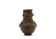 Mangbetu pottery container with hermaphrodite ancestor