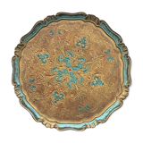 Blue and gold Venetian tray