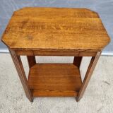 Art Deco Octagonal Console Table with 2 Trays
