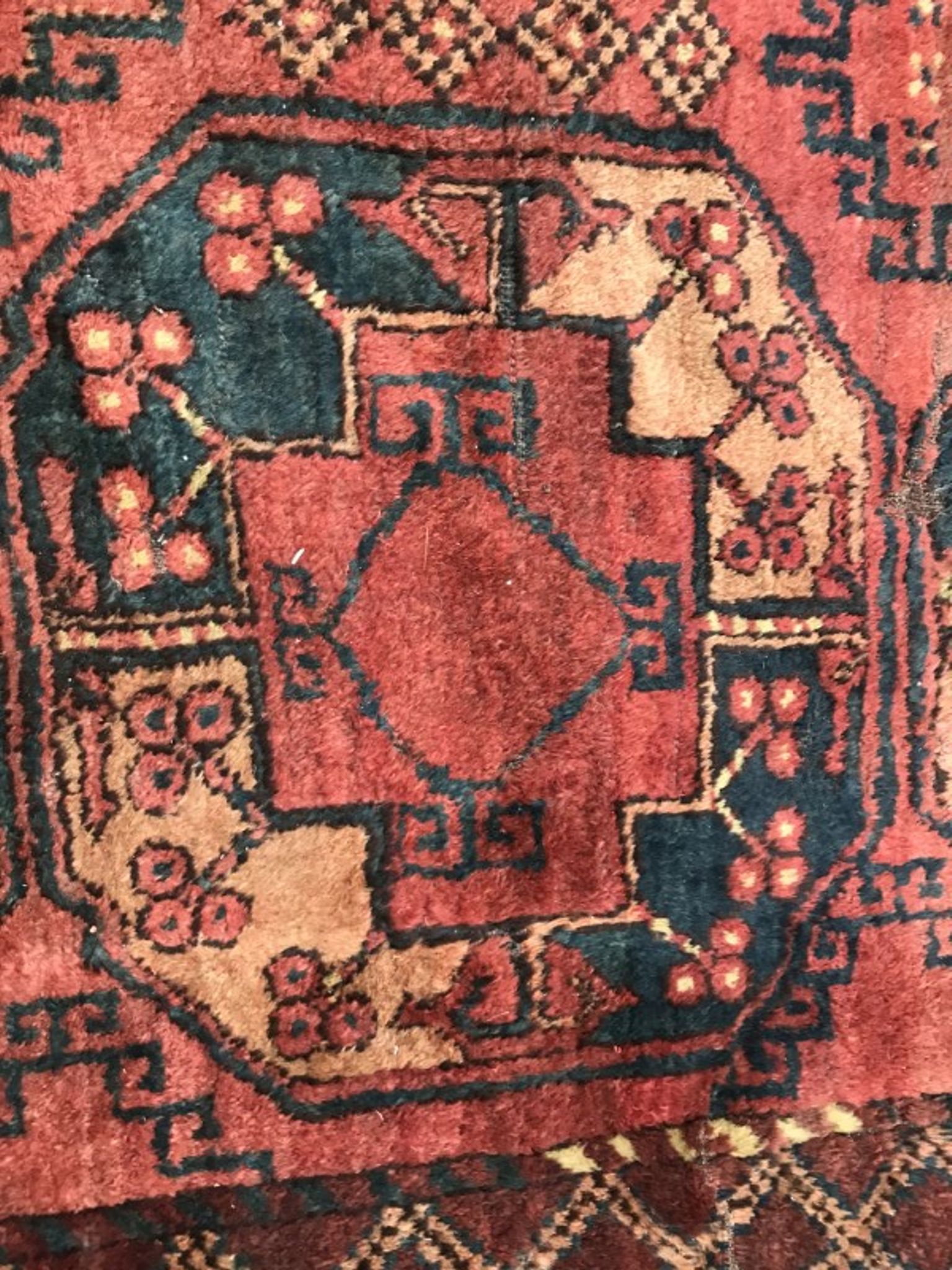 Carpet 19th century former Turkmen Ersari handmade 205 X 288 CM