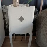 Old weathered bedside
