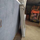 Grey patinated beveled mirror