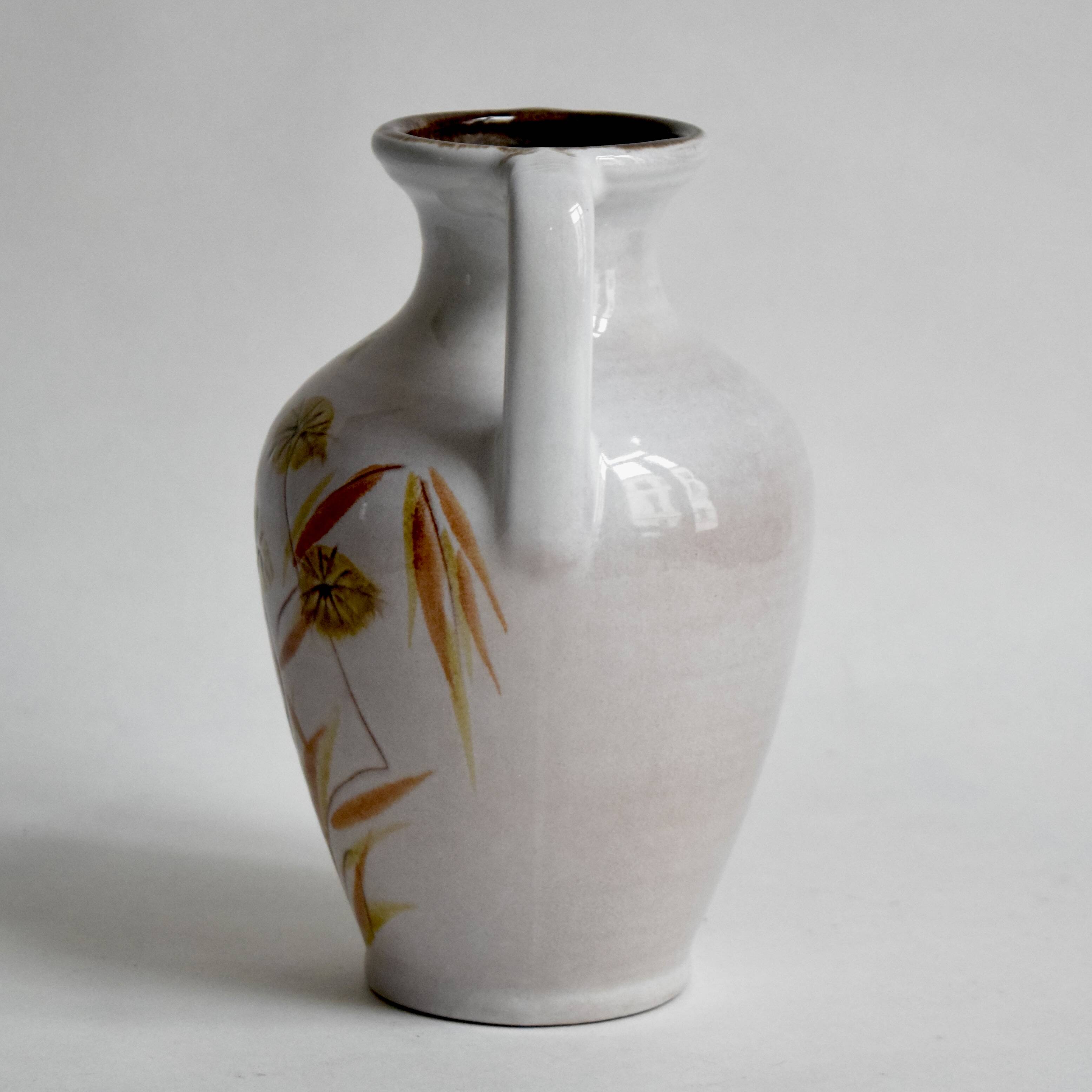Vintage vase - glazed ceramic amphora - no. 3090 - West Germany