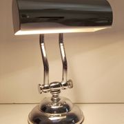 Vintage articulated chrome lamp
