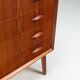Johannes Sorth chest of drawers in teak Nexo Mobelfabrik Denmark 1960