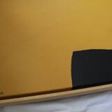 Abstract painting Mb1 ocher 100x81 cm
