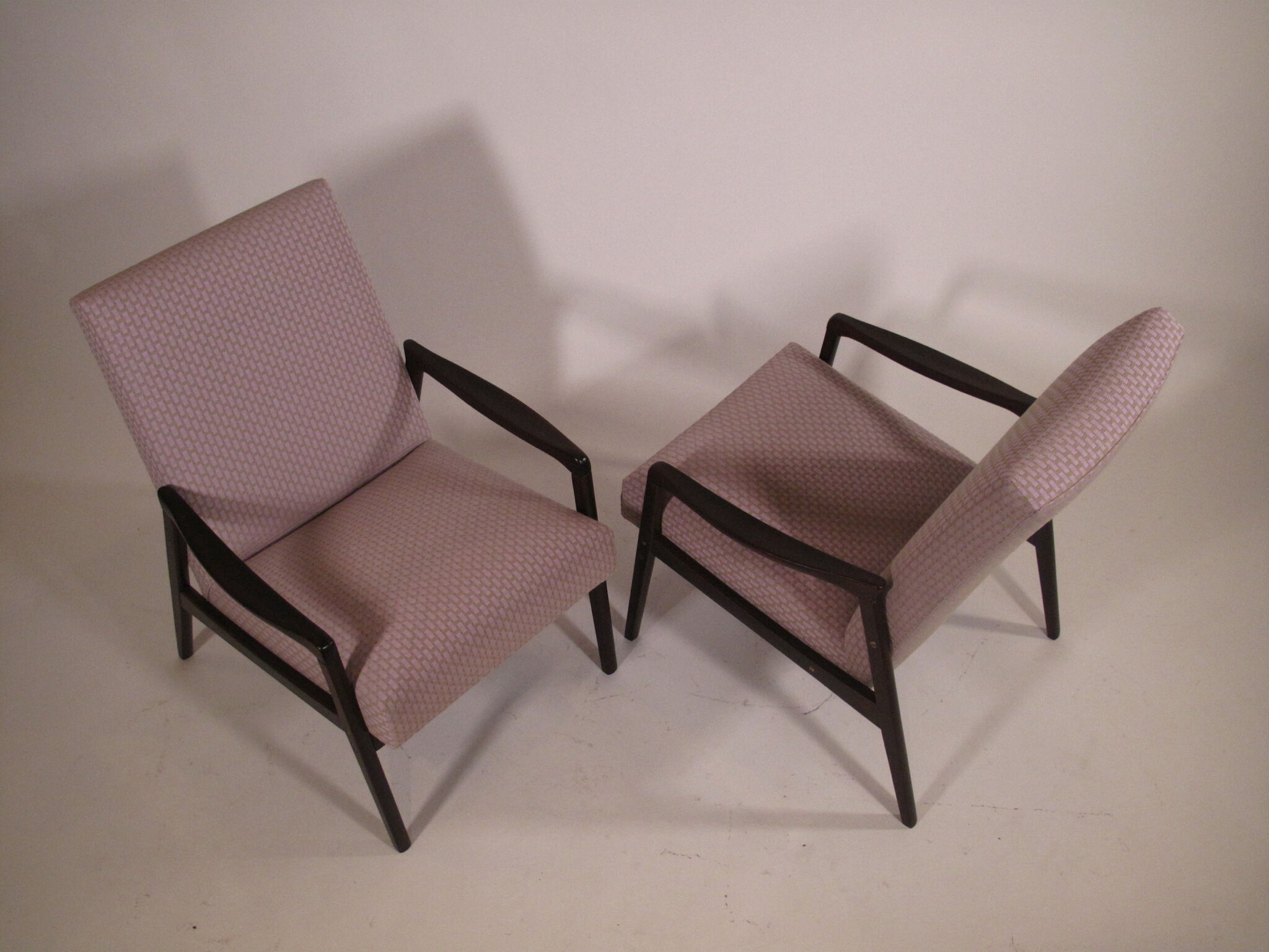 Pair of restored chairs, 1950's