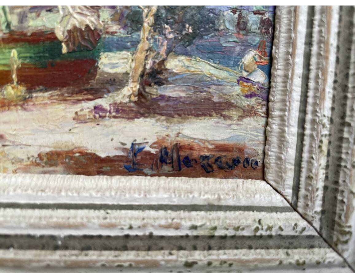 Brittany marine painting 1957