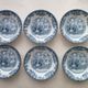 Set of 6 cups or cream plates in English porcelain Johnson Bros