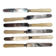 Old ivory handle cheese knives, nineteenth