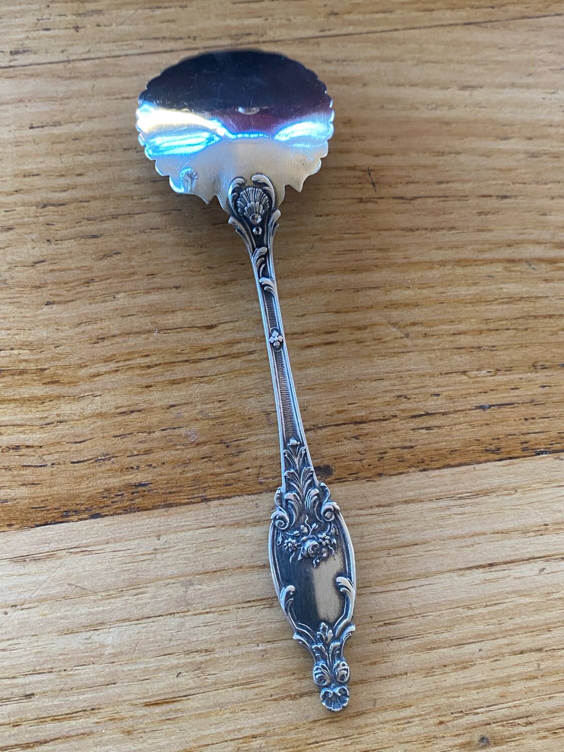 Solid silver mignardises cutlery set