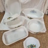 Plat à œuf arcopal de 1970