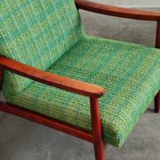 Pair of green armchairs by Jiri Jiroutek for Interier Praha 1960
