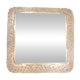 Ice mirror by Egon Hilleband square with light 1970s