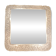 Ice mirror by Egon Hilleband square with light 1970s