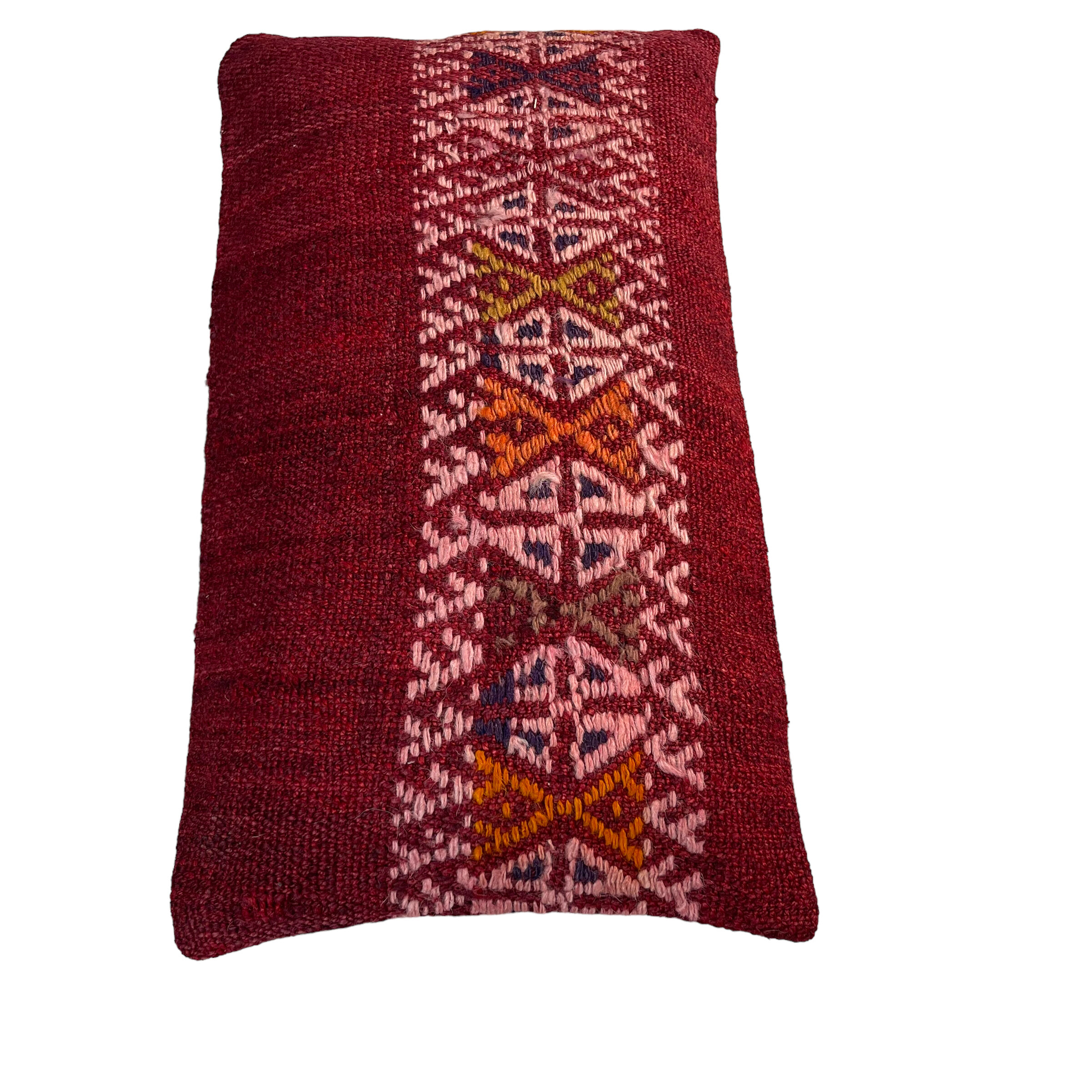 Vintage turkish kilim cushion cover, 30 x 50 cm