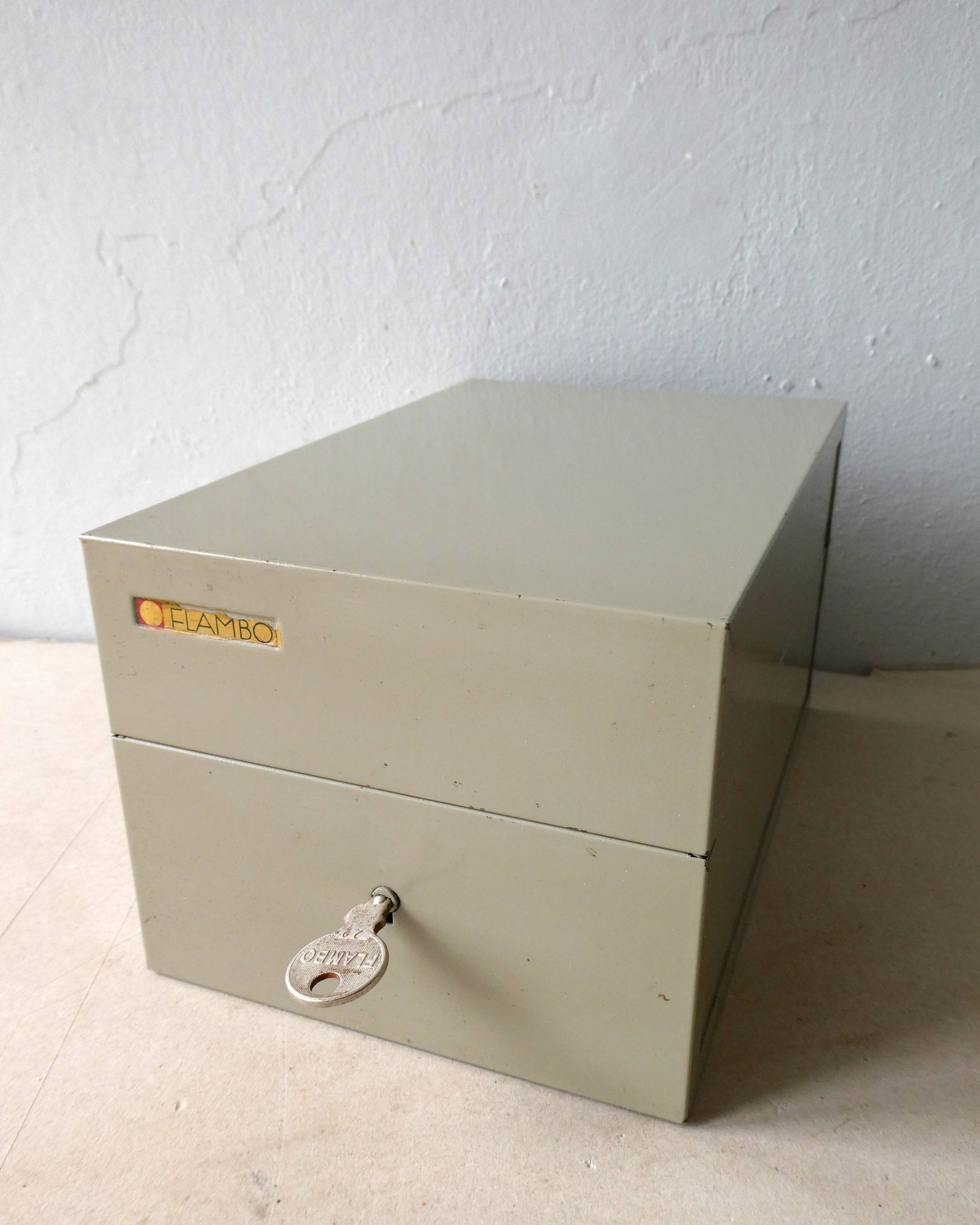Flambo industrial metal box from the 60s