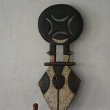 20th century, Bedu Nafana mask, carved wood, tribal art, decorative object