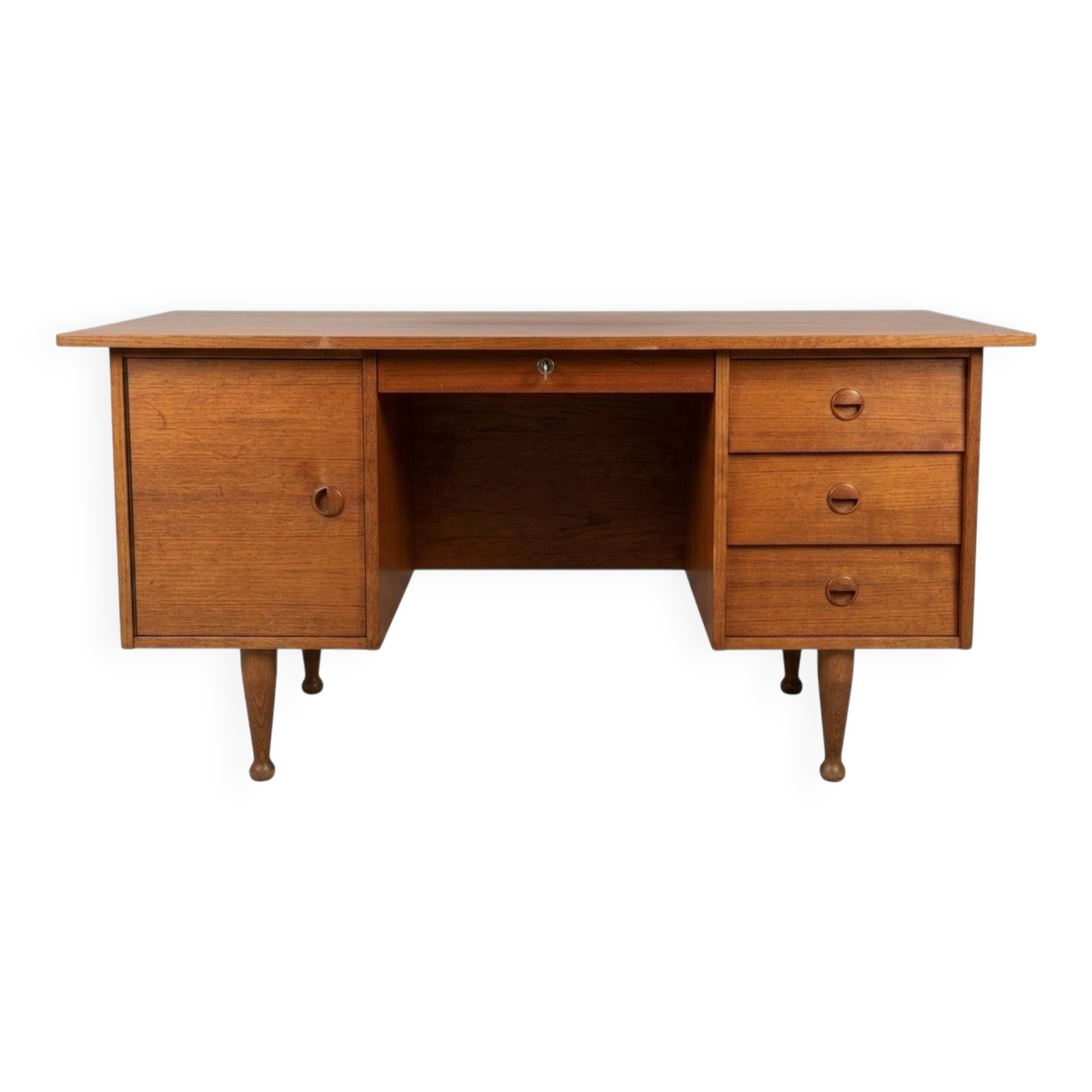 Bureau bois vintage TBE années 60s 70s , TBE, scandinave, déco rétro bohème