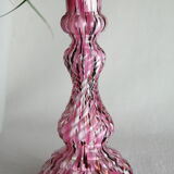 Vase, Soliflore glass of Clichy Legras Rose early twentieth century