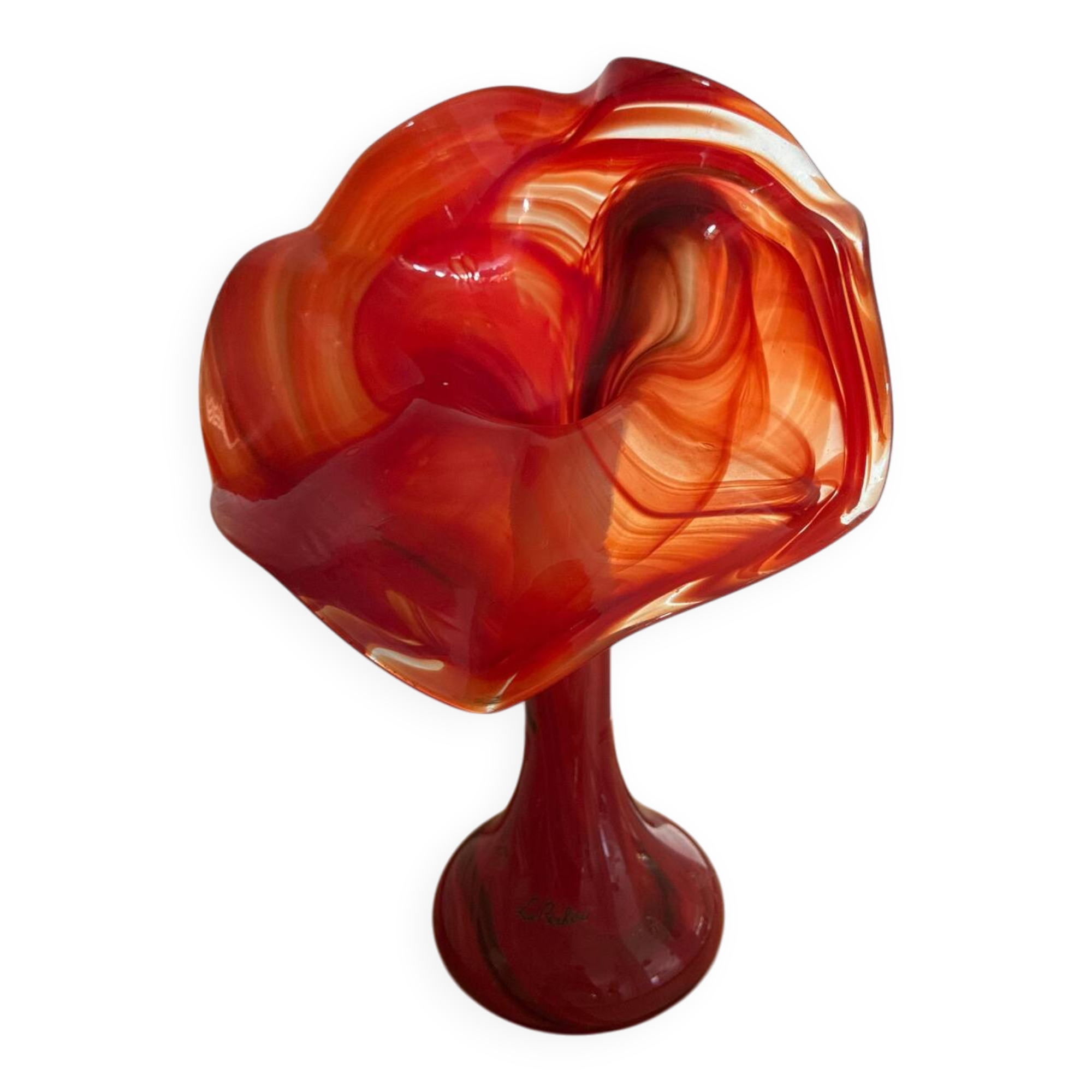 La Rochère Red Volubilis Vase