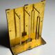 Brass fireplace set 1960s