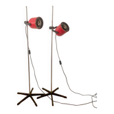 Paire de lampadaire vintage