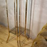 Chrome gold bamboo  28x38x89