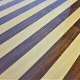 Table low Italian 1950, on the walnut and Sycamore