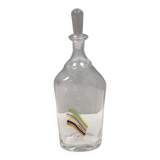 A  Bertil Vallien carafe with stopper for Kosta Boda, 1980s. Rainbow series