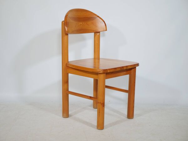 Chaises de salle à manger en bois de pin Rainer Daumiller années 1970