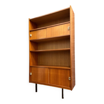 Bibliothèque vintage portes coulissantes