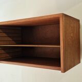 Scandinavian style teak wall or table shelf