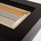 Lacquered brass and chrome coffee table by Alain Delon for Maison Jansen, 1972