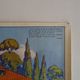 School poster on both sides of pedagogy the frame, the vintage MDI house