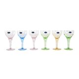 Set of dessert bowls, Italian design, 1970s, manufactured by Luigi Bormioli