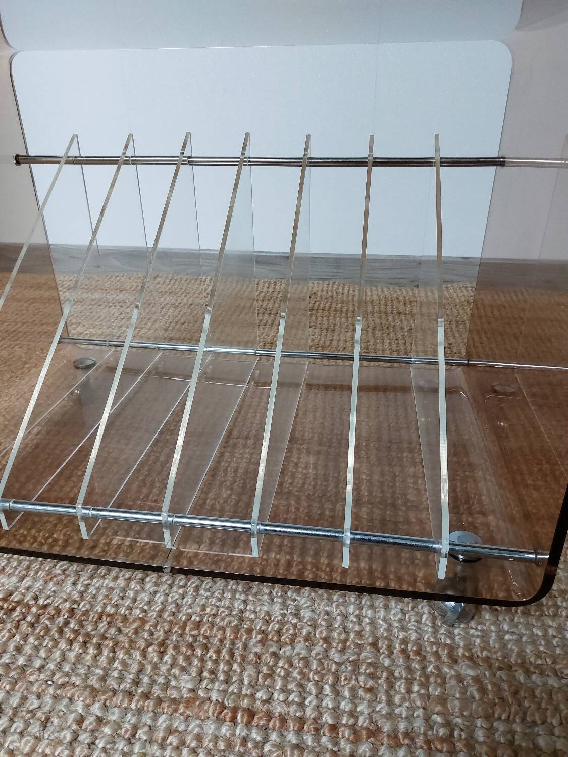 Table michel dumas plexiglas 1970