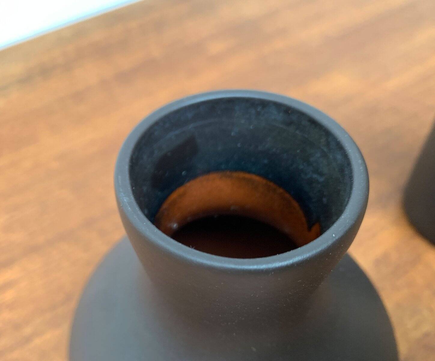 Minimalist German ceramic vases from the mid-century, Wormser Terra-Sigillata, 1960s, set of 3.